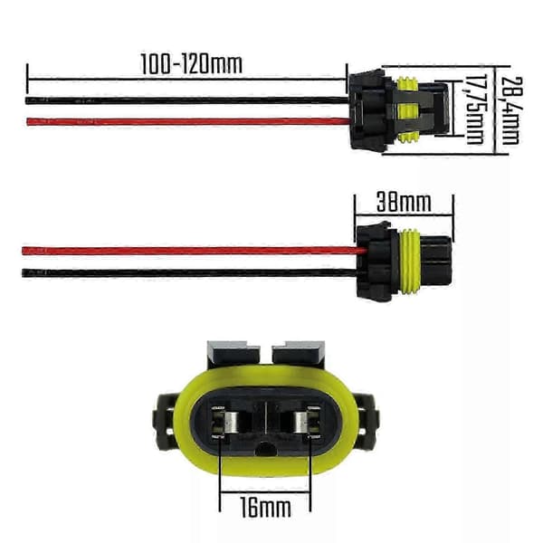 9006 P22d -kantaiset lamput HB4-liittimellä ja lampunpitimillä