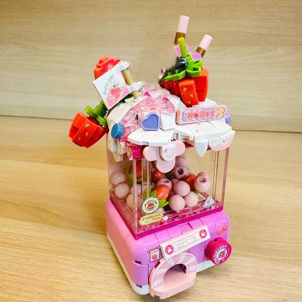Ny Mini Gashapon Maskine Pynt til Piger, Pædagogisk Samlelegetøj, Julegave 2