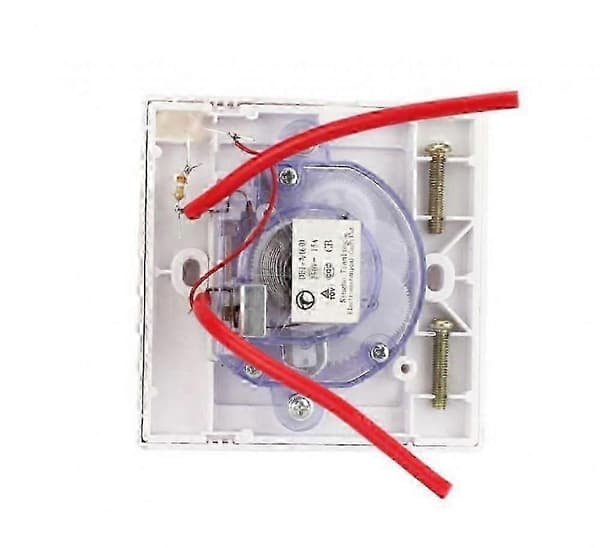 120 minutter tidsbryter, AC 220V 15A intelligent mekanisk nedtellingstimer stikkontakt tidsbryter 86 panel timer kontrollknapp