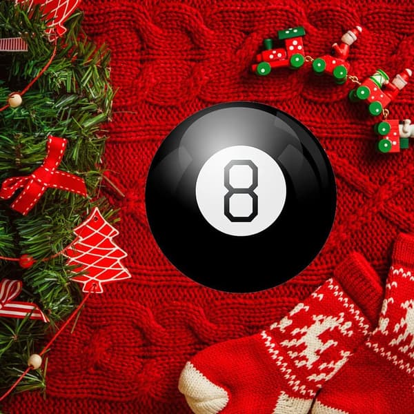 Magic 8-Ball, Mystisk 8-Ball Retro Edition Spåkugle med Flydende