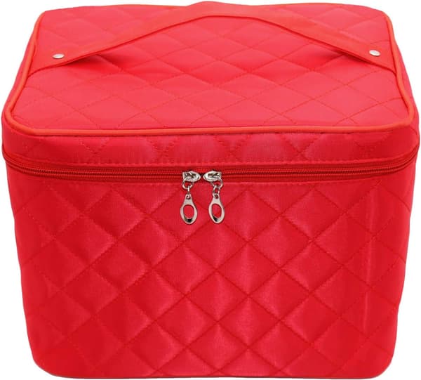 Makeuptaske, stor toilettaske til kvinder, organiseringspose, ZQKLA