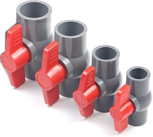 PVC kugleventil, plastikkugleventil 25 mm