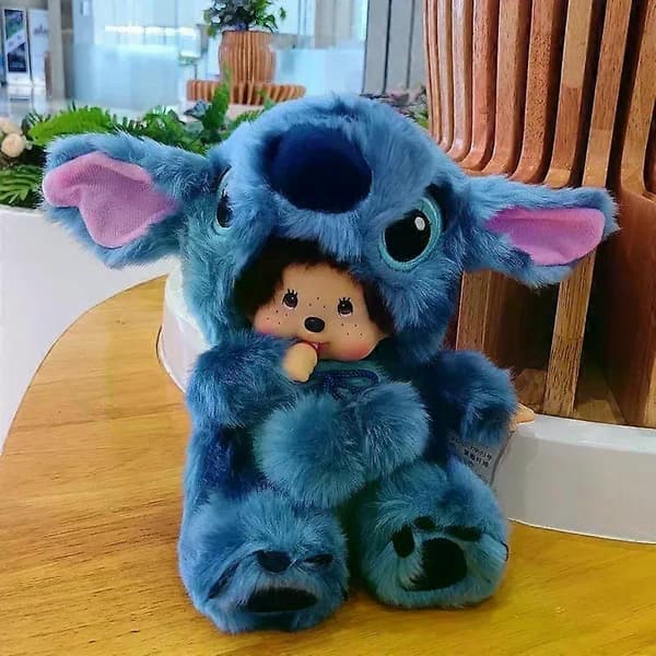 Ny 20 cm Kawaii tecknad animerad docka MONCHICHI Barnfödelsedagspresent Julklapp Bröllopsartiklar Docka A