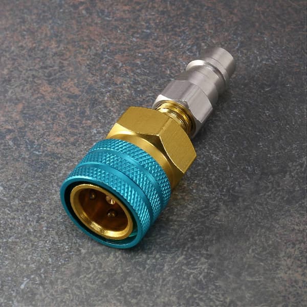 R1234Yf til R134A Quick Connect lavtryksside, R12 til R134A adapterstik til bil AC