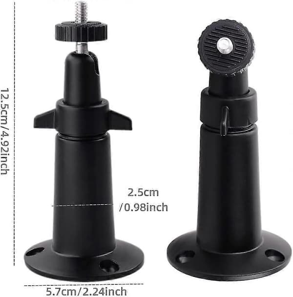 2-pack säkerhetskamera väggfäste, justerbart inomhus/utomhusfäste för Arlo Pro Arlo Pro 2 Arlo Ultra och andra kompatibla modeller (vit)