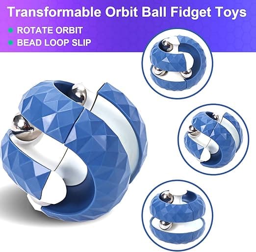 Ainutlaatuinen Orbit Ball Fidget -lelu, uutuushelmirata Infinity Cube S