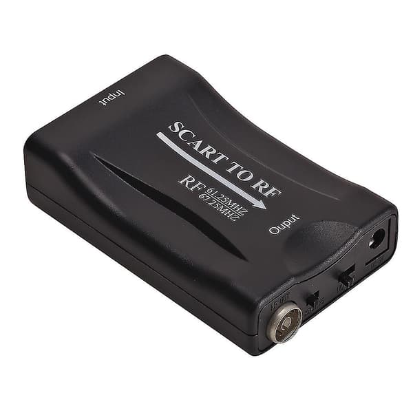 SCART-RF-koaksiaalimuunninsovitin: SCART-digitaalisignaali RF-analogisignaaliksi