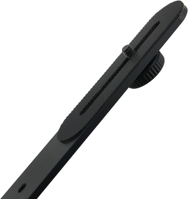 1/4\" Dobbel Kameramontering Blitsbrakett 27cm/10.6\" Dobbel Kameramontering Maskinvare Blitsforlengelsesstang