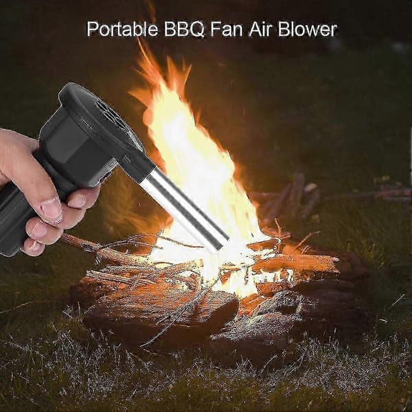 Elektrisk grillventilator og blæsersæt til pejs og grill - Effektiv luftstrøm for optimal madlavning