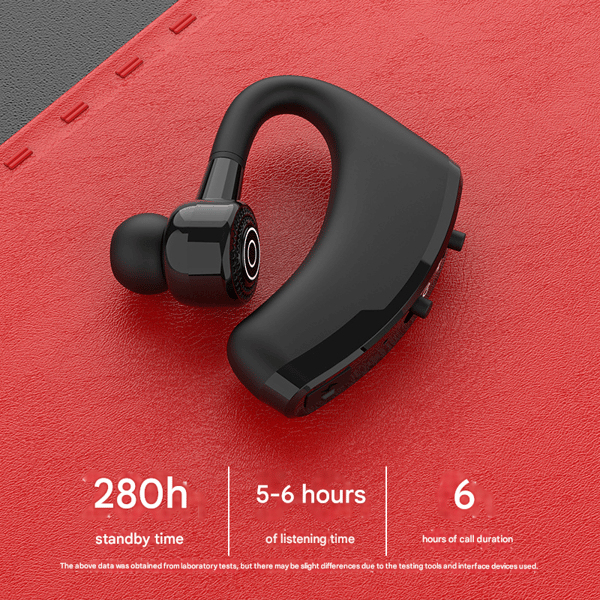 Bluetooth Mono Headset (Enkeltsidet) - Tilsluttes din PC, Mac, tablet og/eller telefon - Støjreducerende, Sort