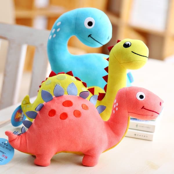 kpl söpöjä dinosauruspehmoleluja, lihavia dinosauruspehmoeläimiä