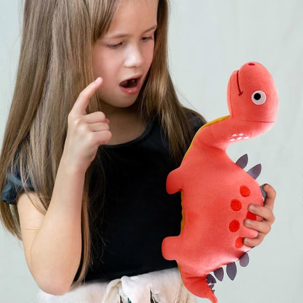 Dinosaurlegetøj Lille dinosaurdukke Søde små dinosaurplysdyr