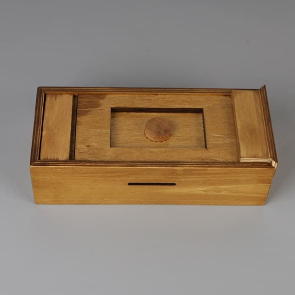 Pusselbox Presentförpackning 18 x 8 x 4,8 cm med Hemliga Fack Bordsdekor Hem
