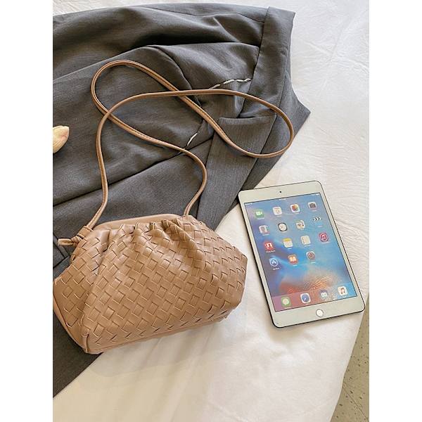 PU Maskinväska Sachi Cloud Mini Läder Väska Khaki