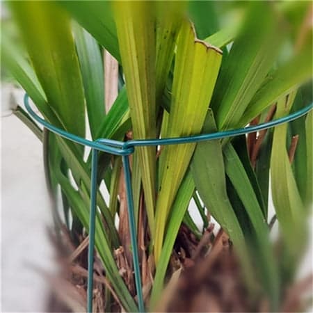 10-pack växtstöd, 40 cm metallträdgårdsstöd