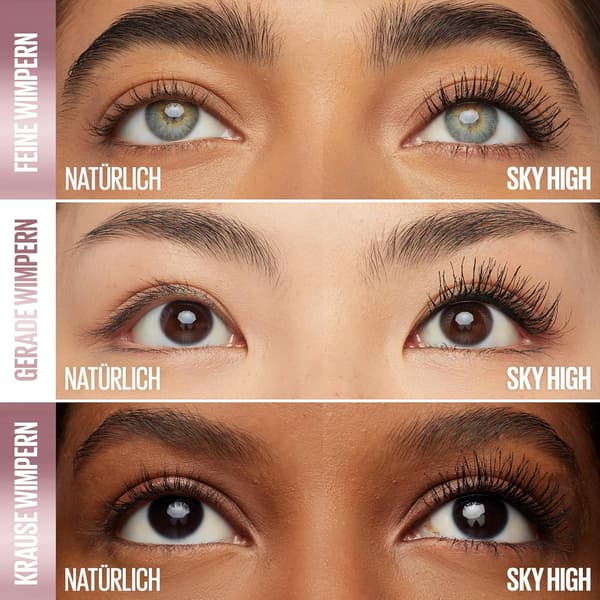Sky High Sort Mascara til ultralange og tykke vipper