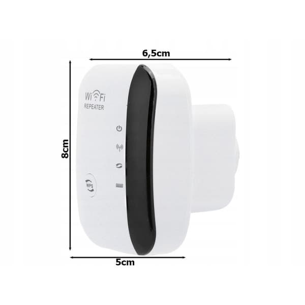 Wi-Fi forsterker repeater / Utvider rekkevidde 300 Mbps Wifi Hvit