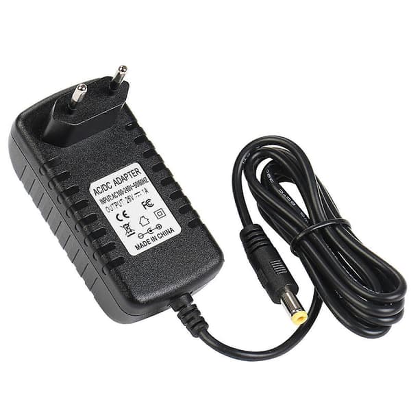 Universal 26V 1A Oplader erstatter 26V 450mA Strømadapter Massager Strømkilde