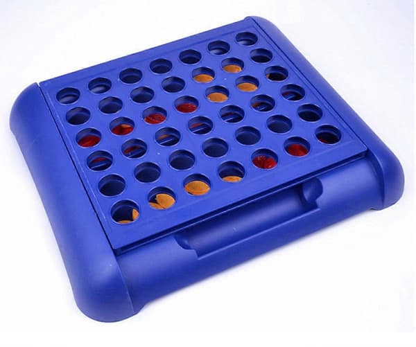 CONNECT 4 - Klassisk fire på rad-spill - Brettspill og leker for barn, gutter, jenter - Alder 6+