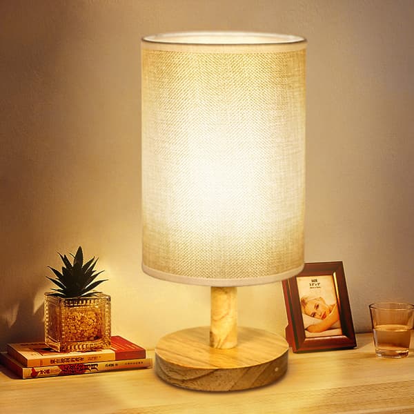 Lille bordlampe til soveværelse - Sengelamper til natborde, ZQKLA