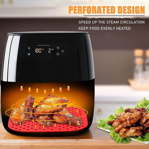 stk Non-Stick Silikon Airfryer Liners - Airfryer Tilbehør, Non-
