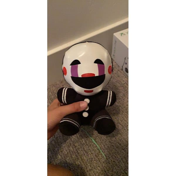 Five Nights at Freddy's Nightmare Marionette Pehmolelu, 15 cm, Musta