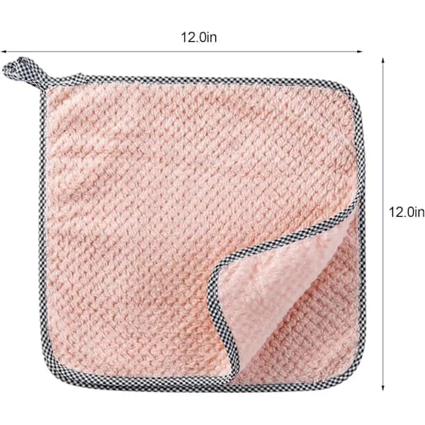 4-pak bomuldsviskestykker til køkken, 30 cm x 30 cm, superbløde