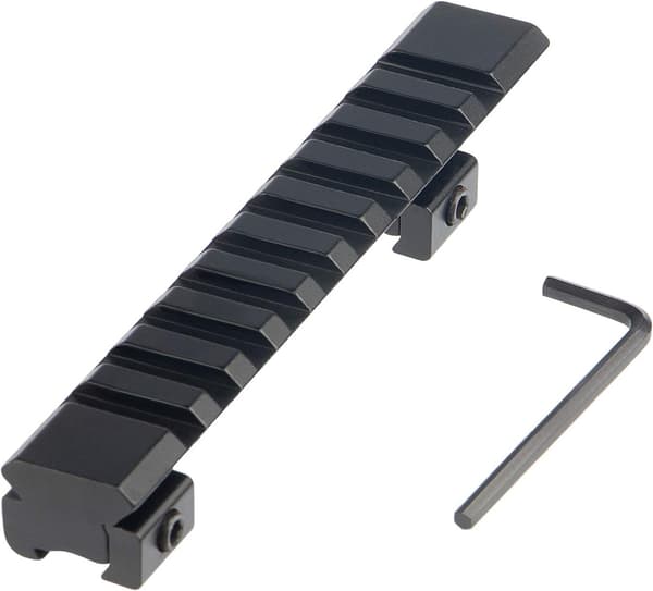 11 mm til 20 mm Weaver/Picatinny skinnebeslag baseadapter til Airsoft