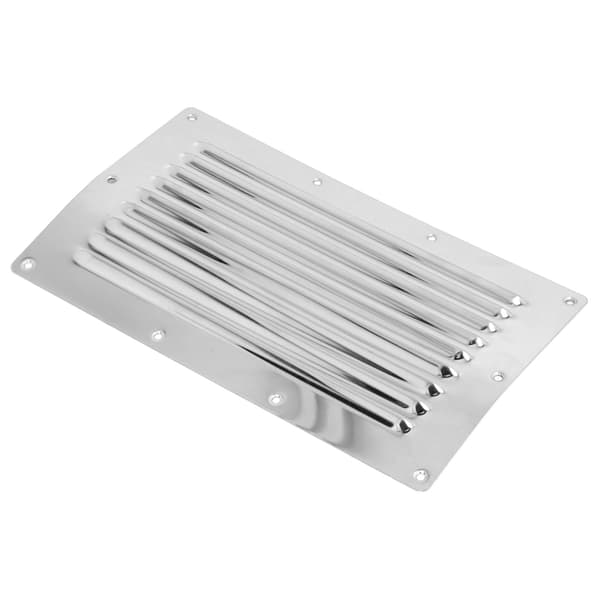 250x150 mm Luftventilationsgitterdæksel Rustfrit Stål Kanalventilation Marine Hardware til Båd Yacht RV Caravan