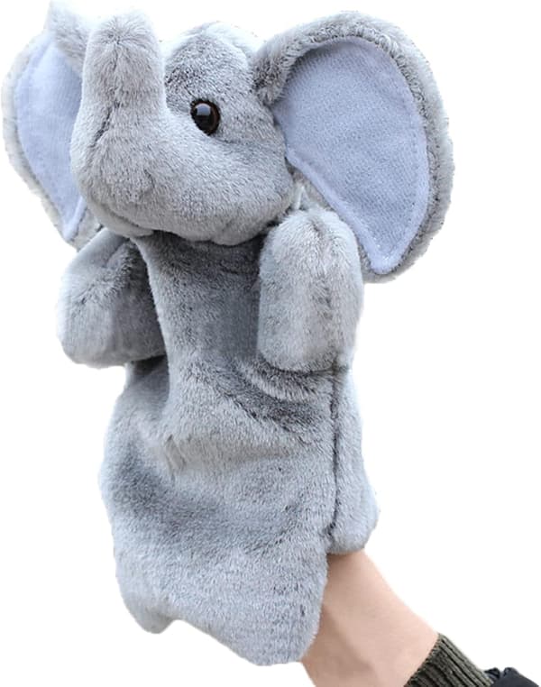 Hånddukke - Pedagogiske dukker med skogsdyrvenner Elefant