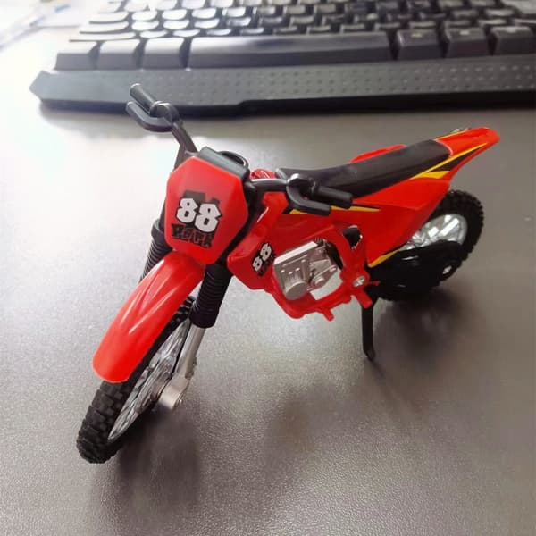 Finger Skateboard Tech Two Wheel Mini Scooter Fingerboard Sh A6 Rød Motor