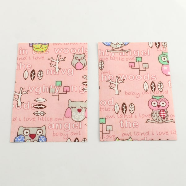 Tyg stickers 12 st 10x6.5cm Ugglor cc05 | Fyndiq