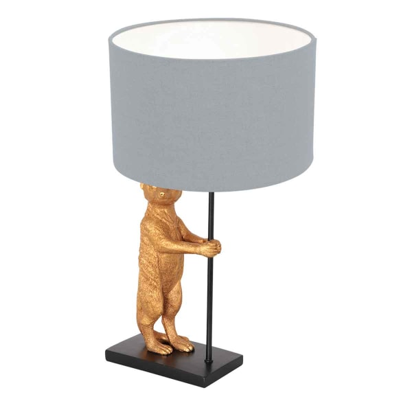 Bordslampor Anne Light and home Animaux - Svart - 3942ZW