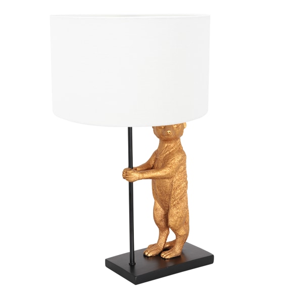 Bordslampor Anne Light and home Animaux - Svart - 8223ZW