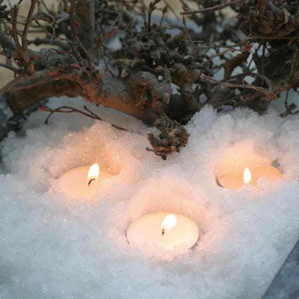 Magisk snö / Snögel / Dekorations snö Vit