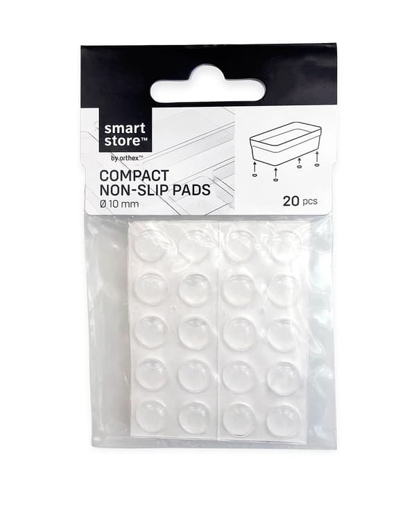 SmartStore™ Compact Självhäftande Halkskydd 20-pack | Orthex Transparent