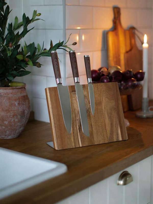 Knivblock Hugo XL Dorre Brun