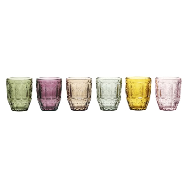 Saint-Émilion Glass 6-pakkaus eri väreillä Multicolor