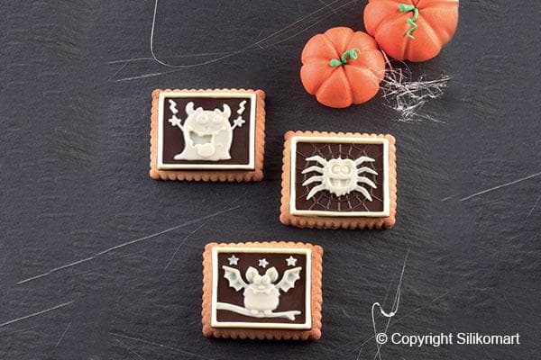Utstickare Cookie Choc Silikon Silikomart Brown Monster