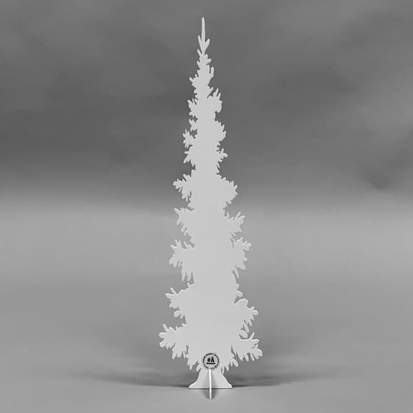Gran / Vinter jul dekoration 37 cm Vit