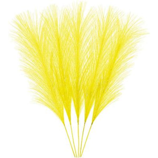 Påskefjer / fane 5 pak Gul polyester Cult Design Yellow