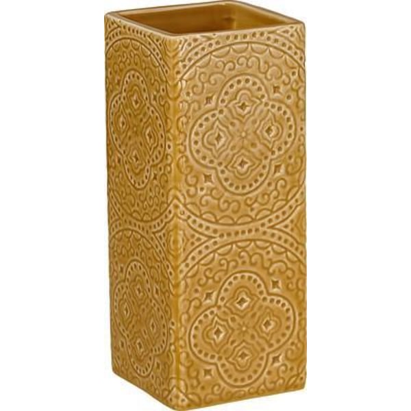 Astianharjan pidike/hammasharjan pidike Kub Caddy Orient Cult Design Mustard