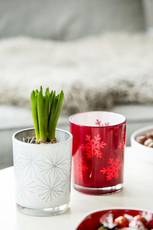 Sagaform Winter ljuslykta Vit 10 cm White
