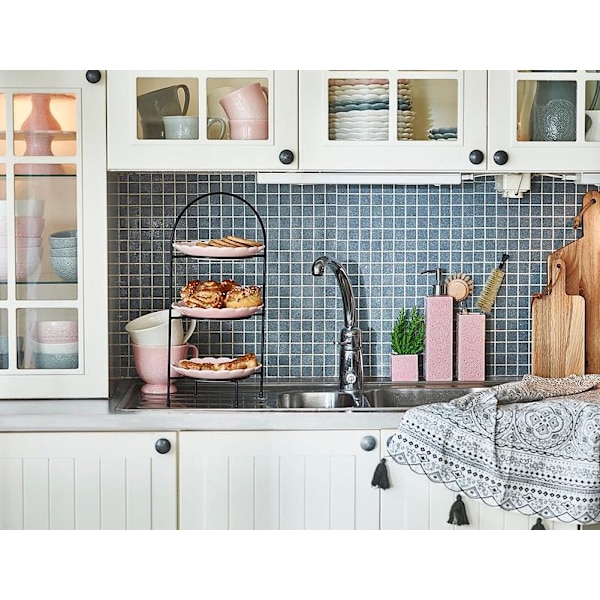 Tandborstglas Kub Orient Cult Design Rosa