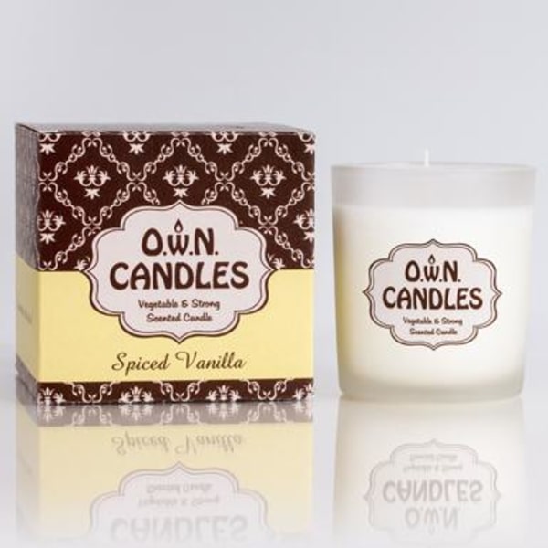 Doftljus Glasburk OWN Candles Gul