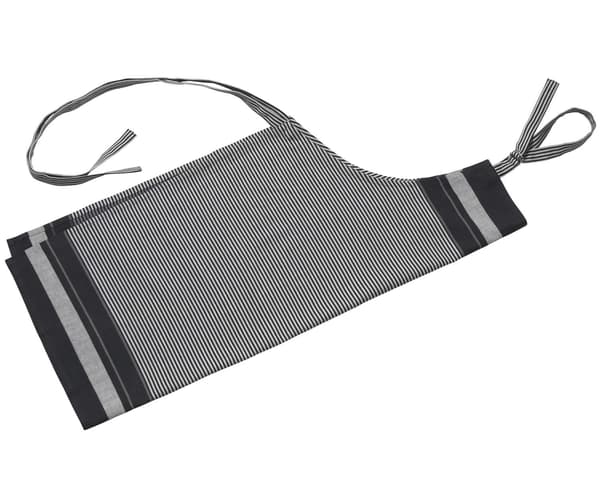 Bastian Jumbo Förkläde svart/vit randigt 100% Bomull Black