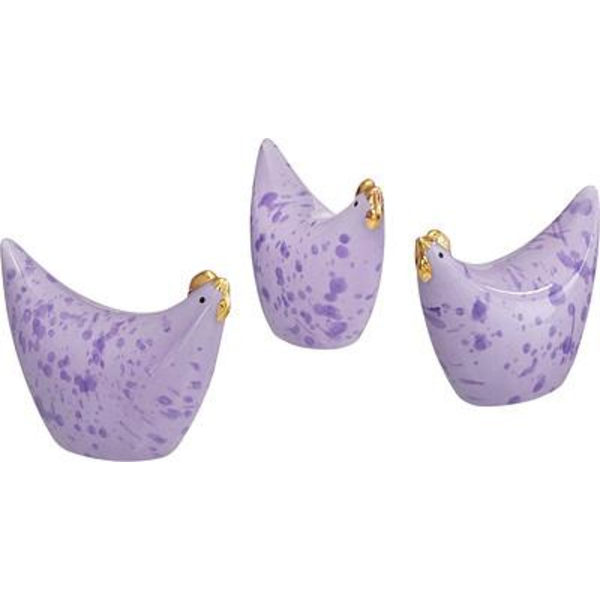Stänk mini hönor Viol 3 pack Cult Design Lila