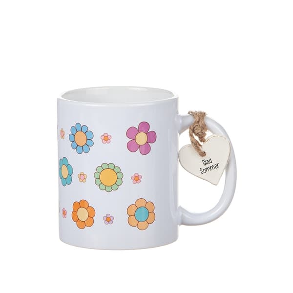 Mugg Sommar - 3 varianter MultiColor Blommor