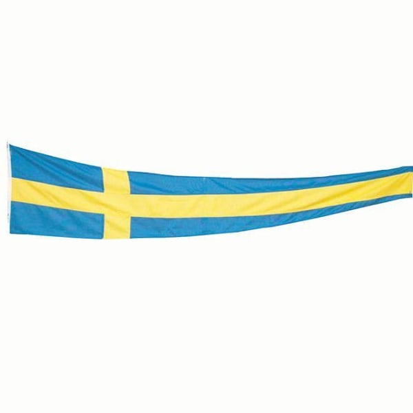Krydsvimpel Sverige 3 forskellige længder Blue Korsvimpel 50x200