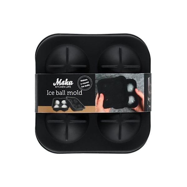 Isbollar Silikon form Maku Black